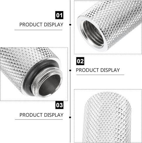SOLUSTRE 1 مجموعة وصلة تمديد ملحقات تبريد المياه، وصلة تبريد المياه، وصلة تبريد المياه، وصلة تبريد سائلة للكمبيوتر G1، موسع نحاسي in Kuwait