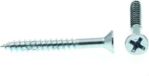 Prime-Line 9035223 Wood Screw, Flat Head Phillips, #8 X 1-1/2 in, Zinc Plated Steel, Pack of 100 in Saudi Arabia