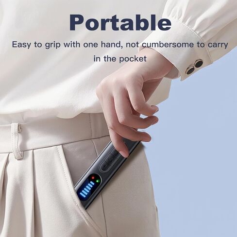 Hidden Camera Detector, 2024 Upgraded spy Camera Detector, GPS Tracker/RF Signal/Hidden Device/Listening Device Detector, Suitable for Offices, Hotels, bathrooms, Travel in Saudi Arabia