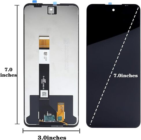 for Boost Mobile Celero 5G Plus 2024 Celero3 5G+ LCD Display Touch Screen Digitizer Assembly Replacement 7.0" in Saudi Arabia