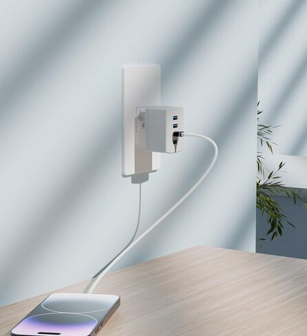 محول USB-C إلى USB-A ذكر 10 حزم - محول شحن وبيانات من النوع C أنثى إلى النوع A ذكر، متوافق مع iPhone 15 وSamsung Galaxy وiPad وApple Watch - أسود in Kuwait