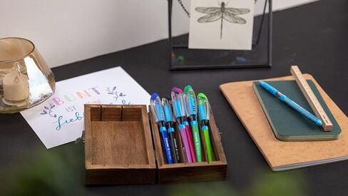 Schneider Slider Basic XB (Extra Broad) Ballpoint Pen, 1.4 mm, Transparent Barrel, Assorted Ink Colors, Pack of 8 Pens (151298) in Saudi Arabia