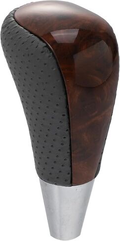 مقبض ناقل الحركة الأوتوماتيكي للسيارة من X AUTOHAUX لسيارة Toyota RAV4 Corolla Avalon Yaris 4Runner Sienna Camry Tacoma لسيارة Lexus ES GS SC RX LS الحبوب الخشبية البنية باللون الرمادي in Kuwait