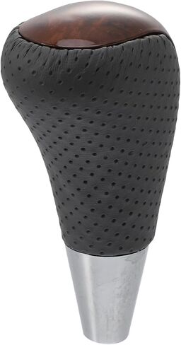 مقبض ناقل الحركة الأوتوماتيكي للسيارة من X AUTOHAUX لسيارة Toyota RAV4 Corolla Avalon Yaris 4Runner Sienna Camry Tacoma لسيارة Lexus ES GS SC RX LS الحبوب الخشبية البنية باللون الرمادي in Kuwait