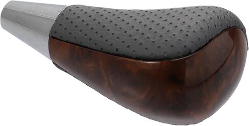 مقبض ناقل الحركة الأوتوماتيكي للسيارة من X AUTOHAUX لسيارة Toyota RAV4 Corolla Avalon Yaris 4Runner Sienna Camry Tacoma لسيارة Lexus ES GS SC RX LS الحبوب الخشبية البنية باللون الرمادي in Kuwait