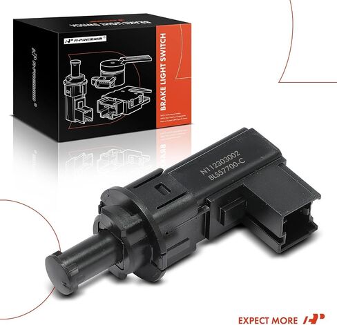 A-Premium Brake Light Switch Lamp Compatible with Ram 1500 2013-2020, 2500 2013-2023, 3500 2017-2023, 4500 5500, Jeep Grand Cherokee 2014-2021, Dodge Durango 2014-2023, 3 Pins, Replace# 68078700AB in Saudi Arabia