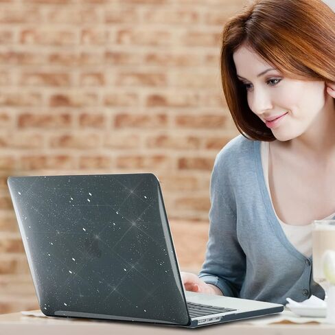 doeboe متوافق مع حافظة MacBook Air M2 مقاس 13.6 بوصة، لإصدار 2022 M2 A2681 فقط، هيكل صلب واقٍ شفاف مع غطاء لوحة مفاتيح وواقي شاشة ومحولين من النوع C إلى USB 3.0 أسود لامع in Kuwait