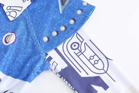 الفتيات أديسون الكسالى الغريبة زي طفل فيلم فستان وتتسابق الملابس أزياء الهالوين تأثيري حفلة 3-10 سنوات in Kuwait