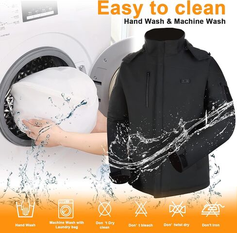 Heated Jacket,Winter Jackets For Men,Heated Jackets For Women Mens,Polar Fleece Heated Clothing,Winter Jackets Fashion Heated Coat,Heated Hoodie,Heated Womens Jacket,9 HeatingZone(NO BATTERY INCLUED) in Saudi Arabia