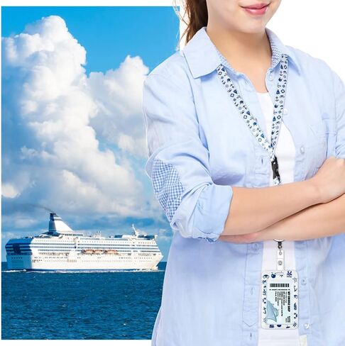 2 Pack Cruise Lanyards for Cruise Ship Cards, Cruise Lanyard with Id Badge Holder, Retractable Lanyard for Ship Cards Badges in Saudi Arabia