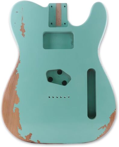 بقايا الغيتار الكهربائي الجسم TL نمط نيترو الأعلى ألدر الخشب لتقوم بها بنفسك الغيتار الجسم S-S أو H-S بقايا رغوة البحر الأخضر. in Kuwait