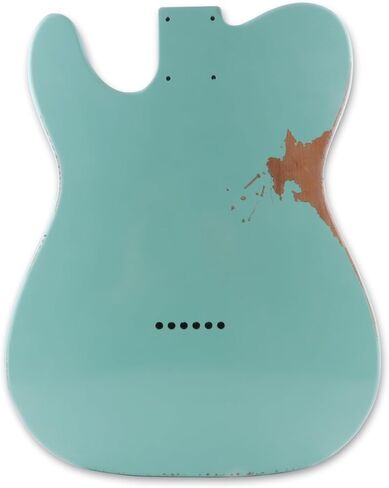 بقايا الغيتار الكهربائي الجسم TL نمط نيترو الأعلى ألدر الخشب لتقوم بها بنفسك الغيتار الجسم S-S أو H-S بقايا رغوة البحر الأخضر. in Kuwait