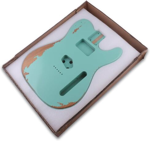 بقايا الغيتار الكهربائي الجسم TL نمط نيترو الأعلى ألدر الخشب لتقوم بها بنفسك الغيتار الجسم S-S أو H-S بقايا رغوة البحر الأخضر. in Kuwait