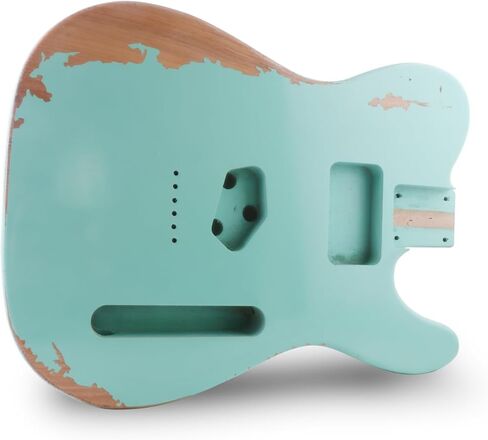 بقايا الغيتار الكهربائي الجسم TL نمط نيترو الأعلى ألدر الخشب لتقوم بها بنفسك الغيتار الجسم S-S أو H-S بقايا رغوة البحر الأخضر. in Kuwait