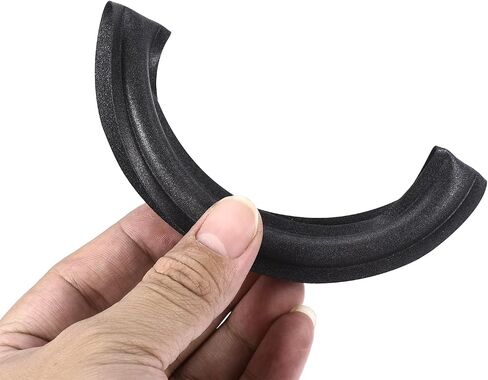 MECCANIXITY Rubber Speaker Foam Edge Surround Rings 4.5 Inch 82mm x 115mm Perforated Subwoofer Rings Replacement Parts for Speaker Repair or DIY Black 2 Pcs in Saudi Arabia