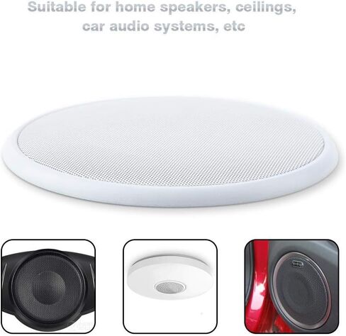 Speaker Cover, 6.5/8 Inch Speaker Grille Car Audio Cover, Speaker Cover Decorative Circle Metal Mesh, Anti-Collision Speaker Grill Cover, Car Speaker Covers (2PCS) in Saudi Arabia
