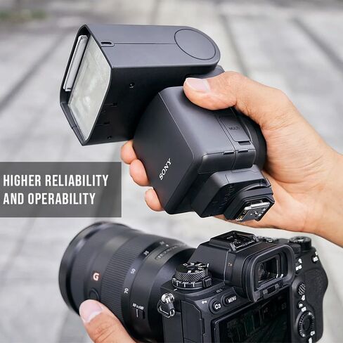 Sony Alpha GN46 Wireless Radio Control External Flash Bundle with 1.4-Inch Triple Shoe Bracket and 64GB Memory Card (3 Items) in Saudi Arabia