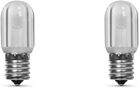 لمبة LED غير قابلة للتعتيم من Feit Electric BPT7N/SU/LED، 15 واط، 120 فولت تيار متردد، قاعدة E17 (متوسطة)، دافئة، 80 لومن، أبيض in Kuwait