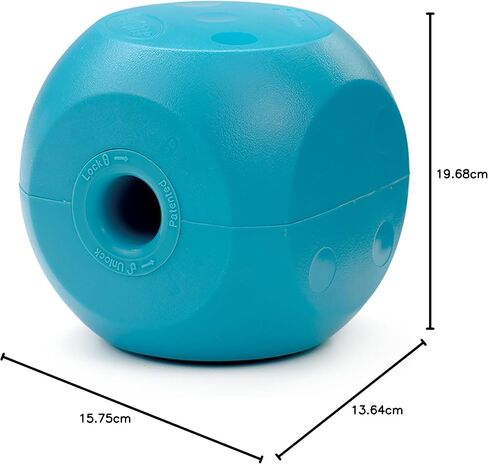 Our Pets Buster Food Cube Interactive Dog Toy, Large (Colors Vary), Multicolor (2130010780) in Saudi Arabia