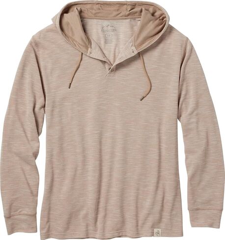 Legendary Whitetails mens Legendary Outdoors Hooded Pullover Slub Knit Performance Henley in Saudi Arabia