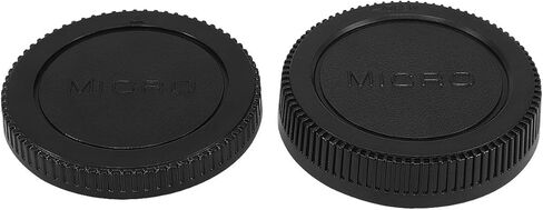 طقم غطاء جسم الكاميرا وغطاء العدسة الخلفية من Haoge لعدسة الكاميرا Pentax K PK Mount مثل K-7، K-x، K-r، K-5، K-01، K-30، K-5II، K-5IIs، K-500 ، K-50، K-3، K-S1، K20D، K200D، K2000، K1000، K110D in Kuwait