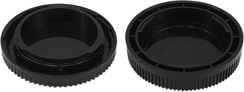 طقم غطاء جسم الكاميرا وغطاء العدسة الخلفية من Haoge لعدسة الكاميرا Pentax K PK Mount مثل K-7، K-x، K-r، K-5، K-01، K-30، K-5II، K-5IIs، K-500 ، K-50، K-3، K-S1، K20D، K200D، K2000، K1000، K110D in Kuwait