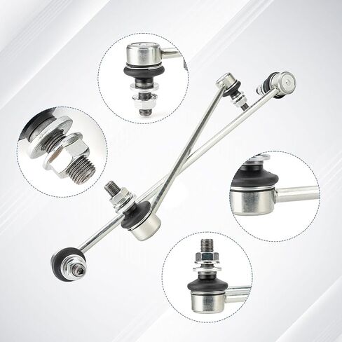 K80631 Sway Bar Link وصلة نهاية المثبت الأمامي تناسب شيفروليه سيلفرادو 1500 1999-2007، شيفروليه سيلفرادو 2500 1999-2004، شيفروليه سيلفرادو 3500 2001-2005، كاديلاك إسكاليد ESV/EXT 2003-2006 in Kuwait