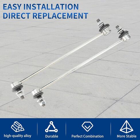 K80631 Sway Bar Link وصلة نهاية المثبت الأمامي تناسب شيفروليه سيلفرادو 1500 1999-2007، شيفروليه سيلفرادو 2500 1999-2004، شيفروليه سيلفرادو 3500 2001-2005، كاديلاك إسكاليد ESV/EXT 2003-2006 in Kuwait