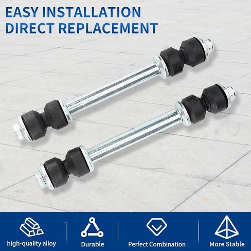 K80631 Sway Bar Link وصلة نهاية المثبت الأمامي تناسب شيفروليه سيلفرادو 1500 1999-2007، شيفروليه سيلفرادو 2500 1999-2004، شيفروليه سيلفرادو 3500 2001-2005، كاديلاك إسكاليد ESV/EXT 2003-2006 in Kuwait
