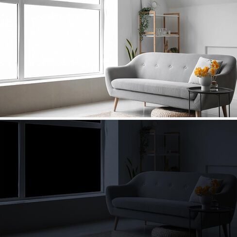 Blackout Blinds 118" x 59" Portable100% Blackout Curtains Cut to Any Size Curtains for Baby Nursery, Bedroom, Window, Dorm Room, Office or Travel Cars in Saudi Arabia