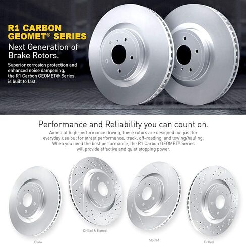 R1 Concepts Front Brake Rotor Kit |Brake Rotors| Brake Disc WDPN1-74023 in Saudi Arabia