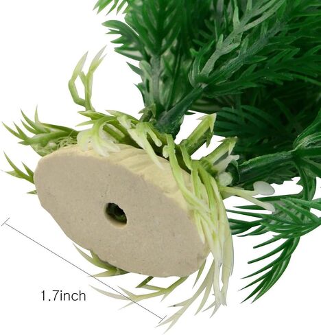 RUIAN 12 Inch Aquarium Plants Plastic Large Artificial Green Seaweed Water Plants Fish Tank Plants Decorations,10Pcs in Saudi Arabia