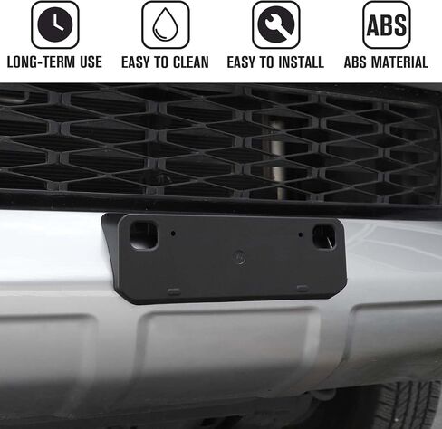 for 4Runner License Plate Holder, Front License Plate Frame Mount Bracket Compatible with Toyota 4Runner 2010-2023 (Black) in Saudi Arabia