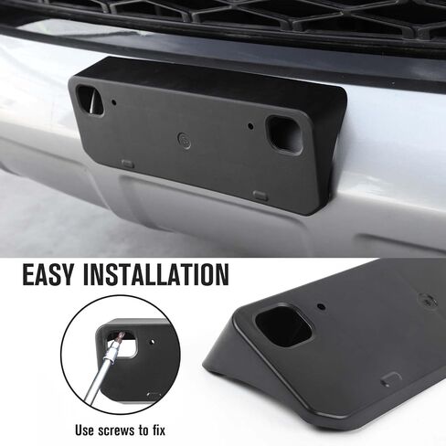 for 4Runner License Plate Holder, Front License Plate Frame Mount Bracket Compatible with Toyota 4Runner 2010-2023 (Black) in Saudi Arabia
