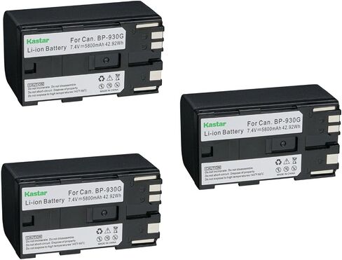 Kastar BP-930G Battery 2-Pack Replacement for Canon XH-G1 HDV XH-G1S XH-G1S HD XL-H1A XL-H1S XL-H1S HD XL-1 XL-1S XL-2 XH-A1 XH-A1 HDV XH-A1S HD XH-A1SE HDV XM1 XM2 XV1 XV2 C2 FV1 Camera in Saudi Arabia