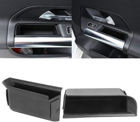 Door Armrest Storage Box, 2pcs/set Front Door Storage Box Organizer Container Fits for -Benz B Class W247/GLB Class in Saudi Arabia