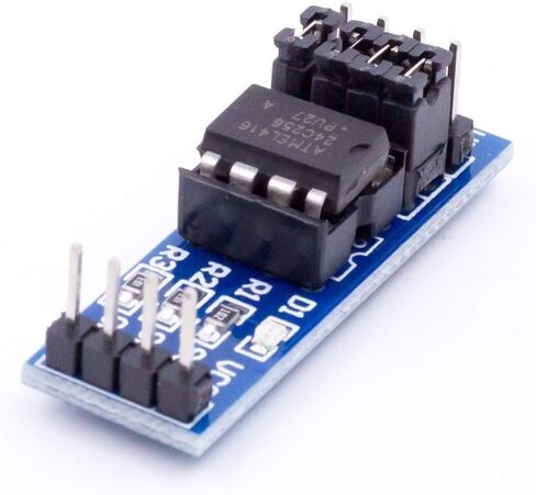 5Pcs Storage Module AT24C256 I2C EEPROM Interface Memory Module Data Storage 8P Chip Power Supply Indicator Pull Up Resistor Direct Jumper Setting Intelligent car Accessories for arduino 3.3-5V in Saudi Arabia