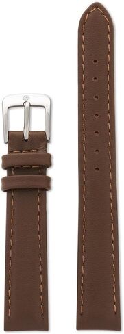 سوار ساعة Speidel من الجلد الطبيعي مقاس 12 مم بحزام بديل طويل من جلد العجل باللون البني، مشبك معدني من الفولاذ المقاوم للصدأ، حزام ساعة يناسب معظم ماركات الساعات in Kuwait