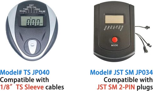 Replacement Monitor Speedometer for Stationary Bikes, Exercise Bike Computer, Heart Rate Tracker, Indoor Bike Monitor LCD (JST SM 034) in Saudi Arabia