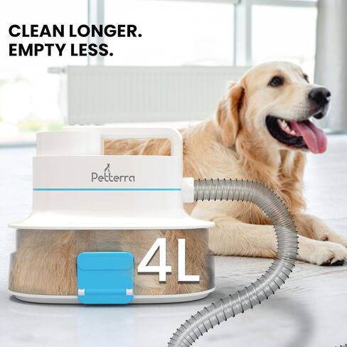 FurCare Pro 3-in-1 Grooming Kit with Vacuum Suction (99%), Dryer, and Professional Clippers. Includes Tools for Efficient Pet Grooming, 4L Dust Cup, Low Noise. Ideal for Dogs, Cats & More! in Saudi Arabia