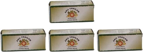 Pack of 4 - Anu Thailam Nasal Drops by AVP - 10ml in Saudi Arabia