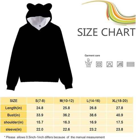 Cute Unisex Cat Ear Hoodies Sweater Womens Long Sleeve Hoodie Purple/Black/White Lovely Fashion Hoodies in Saudi Arabia