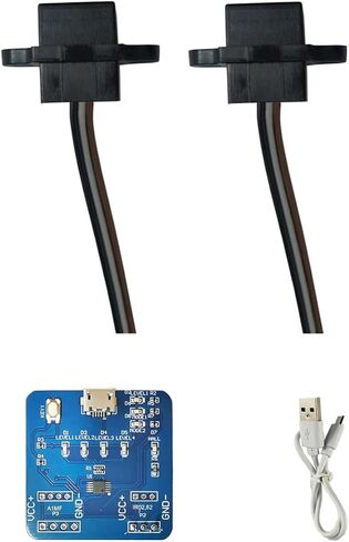Waterproof ip64 Contactless Optical Water Level Sensor DFS-IR1907 Non-Contact Liquid Level Sensor for Humidifier Water Dispenser Water Tank Level Detector, Pack of 2 in Saudi Arabia