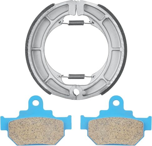 Brake Shoes with Brake Pads Front Rear for Suzuki LS650 Savage F/P/PK 1995-2004, LS650 K/L Boulevard 2005-2015 Brake Parking Shoe Set in Saudi Arabia