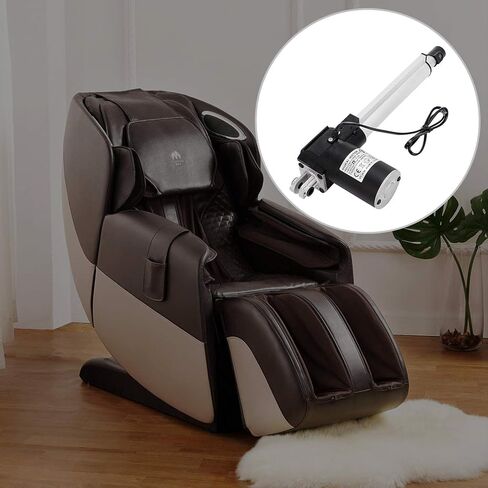 Happybuy 10 بوصة السكتة الدماغية المحركات الكهربائية DC 12V مع شريحة متزايدة المحركات الثقيلة 6000N / 1320LB لكرسي طاولة التلفزيون رفع سرير التدليك أريكة كهربائية in Kuwait