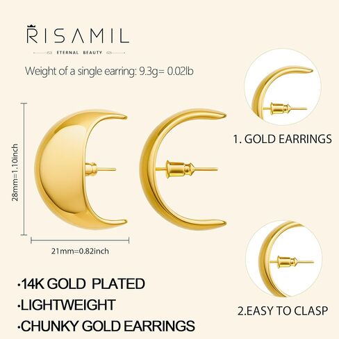 أقراط ذهبية للنساء أقراط مطلية بالذهب عيار 14 قيراط أقراط زركونيا مكعبة أنيقة أقراط ذهبية مكتنزة خفيفة الوزن تشيكوسلوفاكيا أقراط تعليق للنساء مجوهرات عصرية in Kuwait