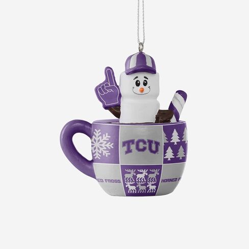 زينة كوب Foco NCAA للجنسين والكبار بشعار فريق NCAA Holiday Tree Smores in Saudi Arabia