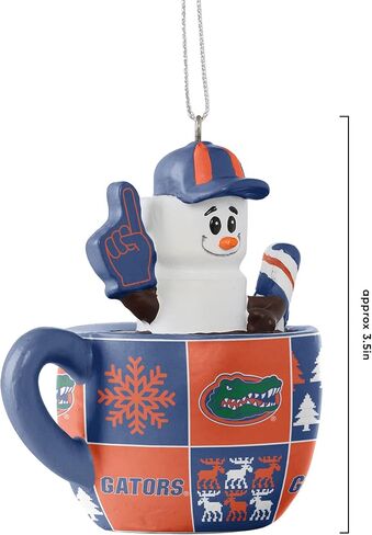 زينة كوب Foco NCAA للجنسين والكبار بشعار فريق NCAA Holiday Tree Smores in Saudi Arabia