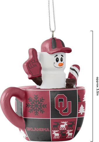 زينة كوب Foco NCAA للجنسين والكبار بشعار فريق NCAA Holiday Tree Smores in Saudi Arabia