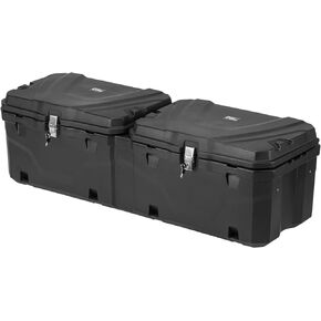 JOYTUTUS Lockable 40 Gal Truck Bed Tool Box, Waterproof Storage Box Truck Bed Cargo Case, Full & Mid Size Pickup Tool Box Toolbox Storage System